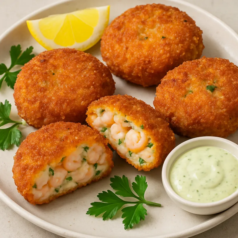 Garnelen-Rissoles