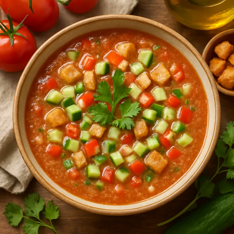 Gaspacho Alentejano (Gazpacho nach Alentejo-Art)