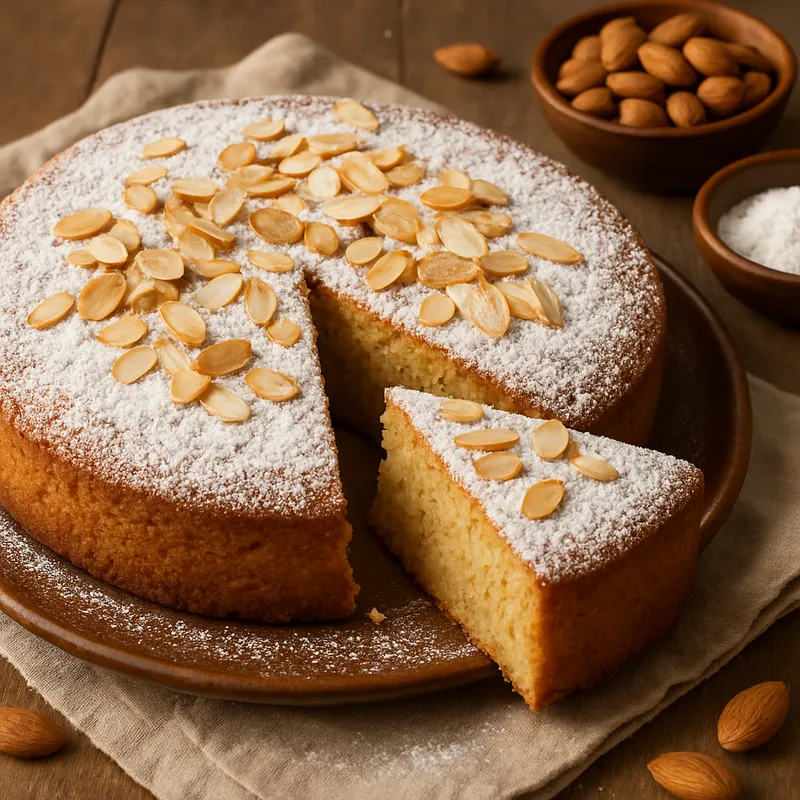 Gato De Almendra (Mallorquinischer Mandelkuchen)