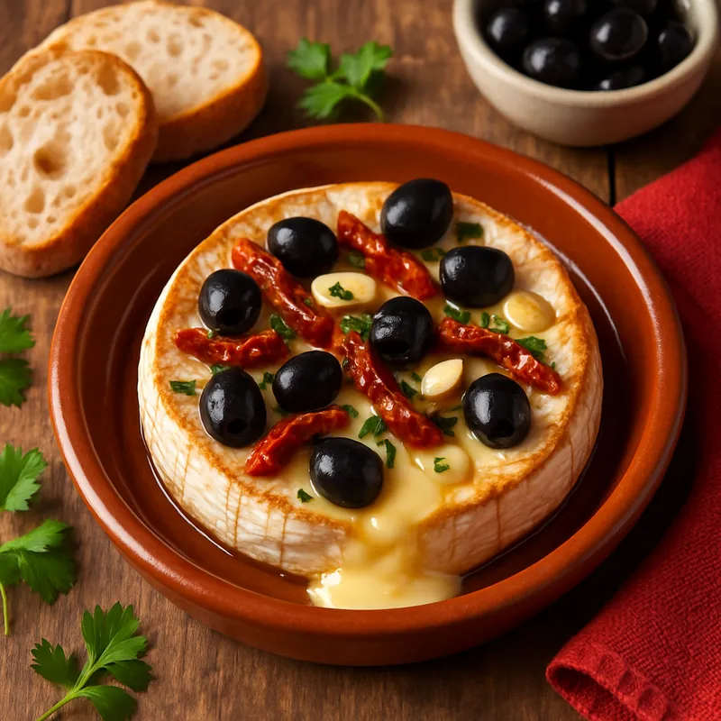 Gebackener Camembert auf portugiesische Art