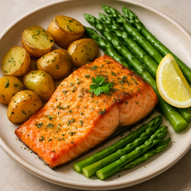 Gebackener Lachs