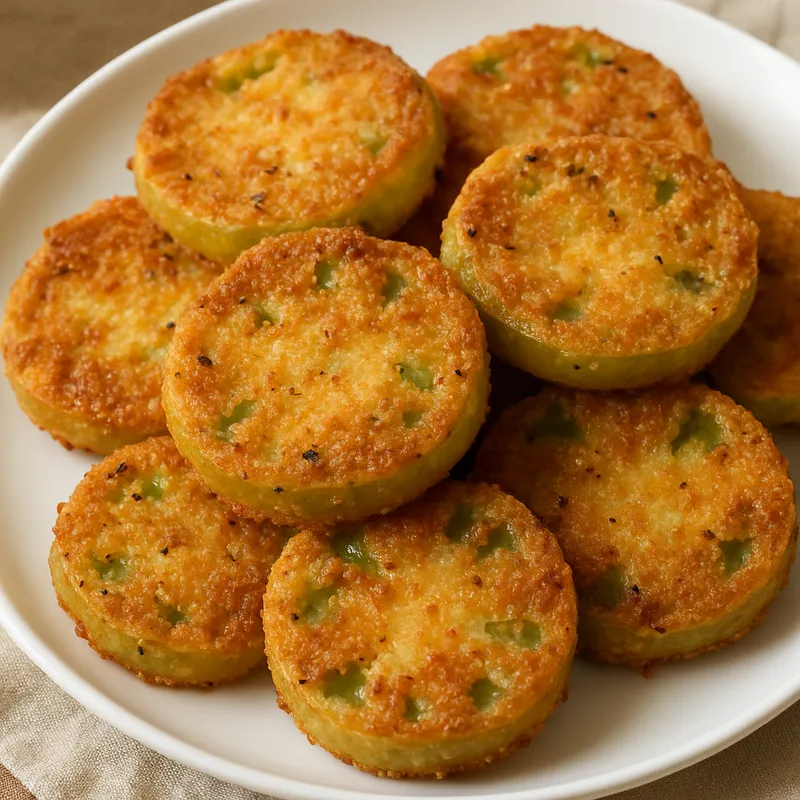 Gebratene grüne Tomaten