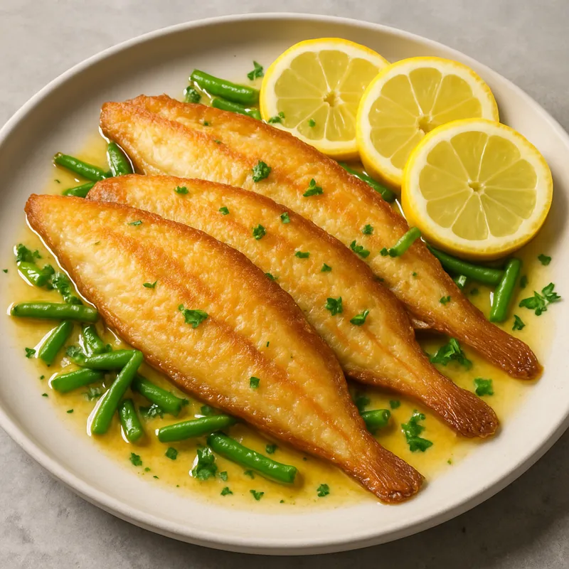 Gebratene Seezungenfilets