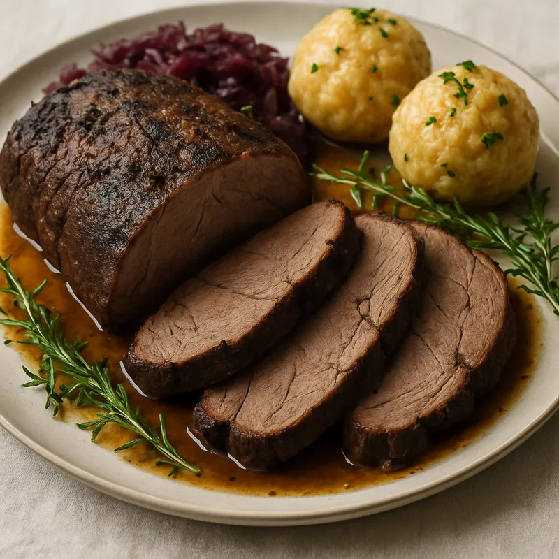 Gebratener Wildschweinbraten