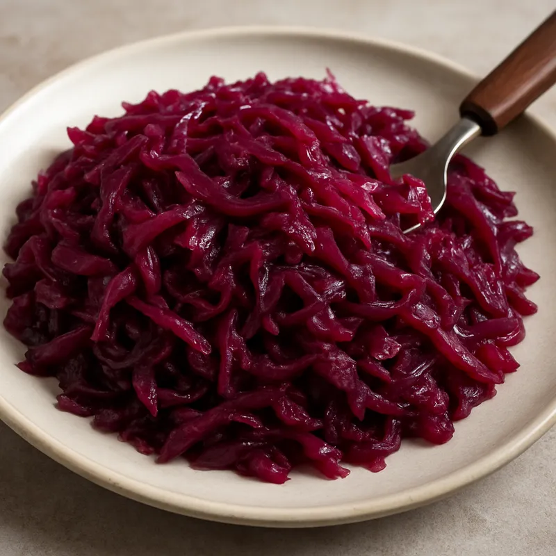 Gedünsteter Rotkohl