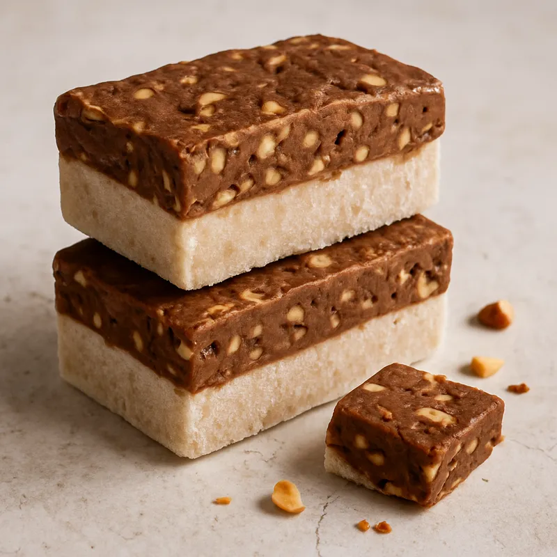 Gefrorenes Nougat