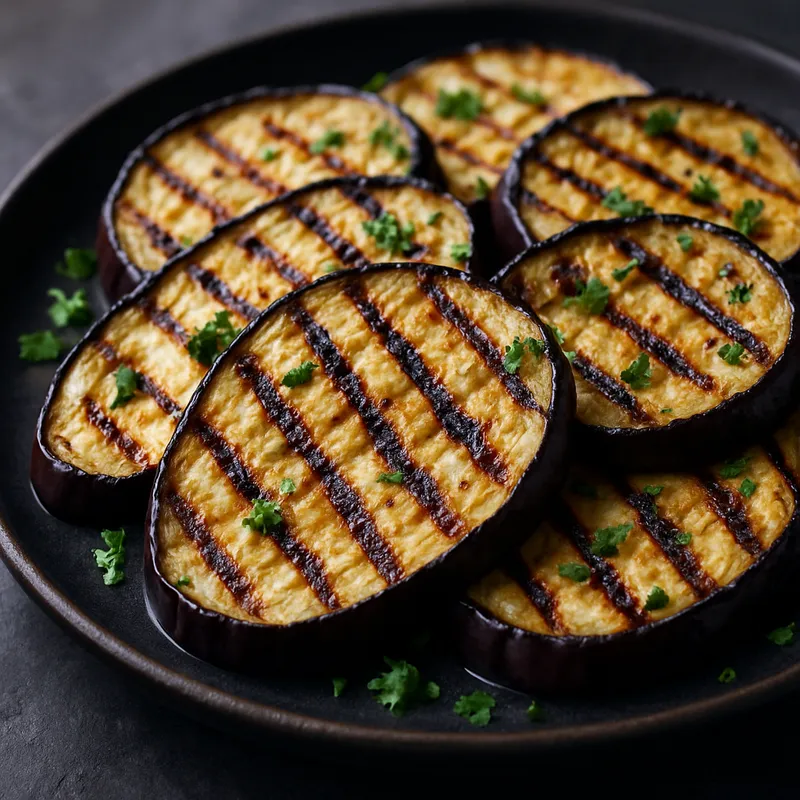 Gegrillte Aubergine