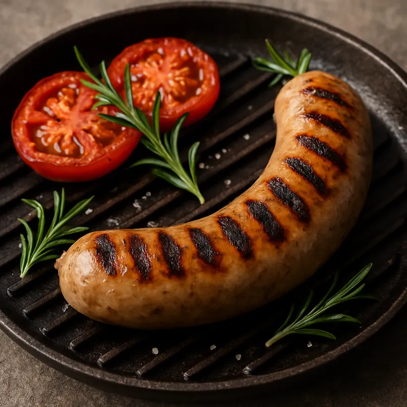 Gegrillte Butifarra-Wurst