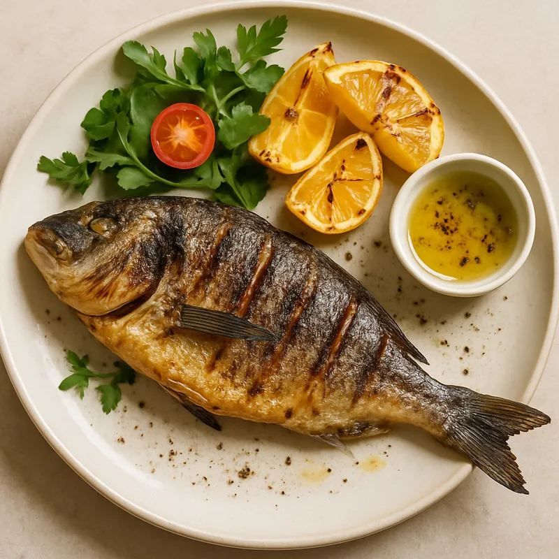 Gegrillte Dorade