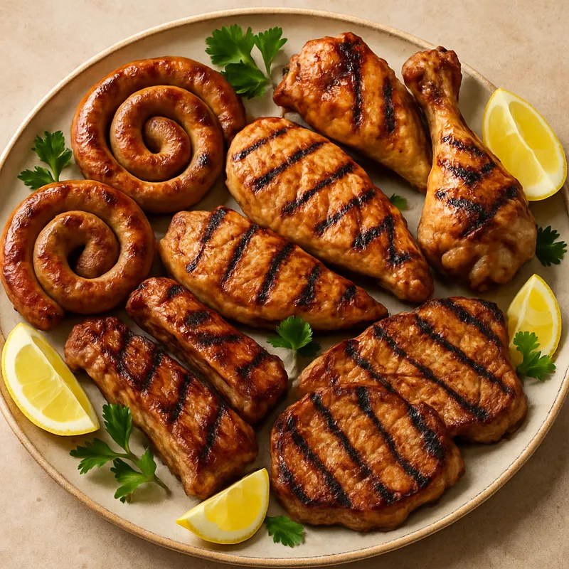 Gegrillte Fleischplatte (Grigliata Mista)