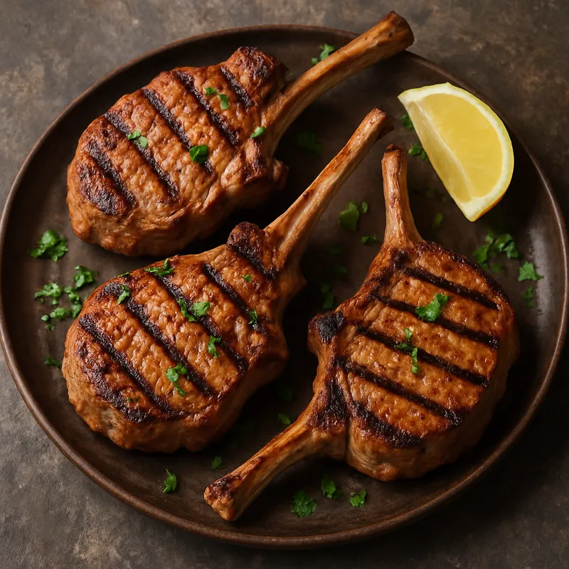 Gegrillte Kalbskoteletts
