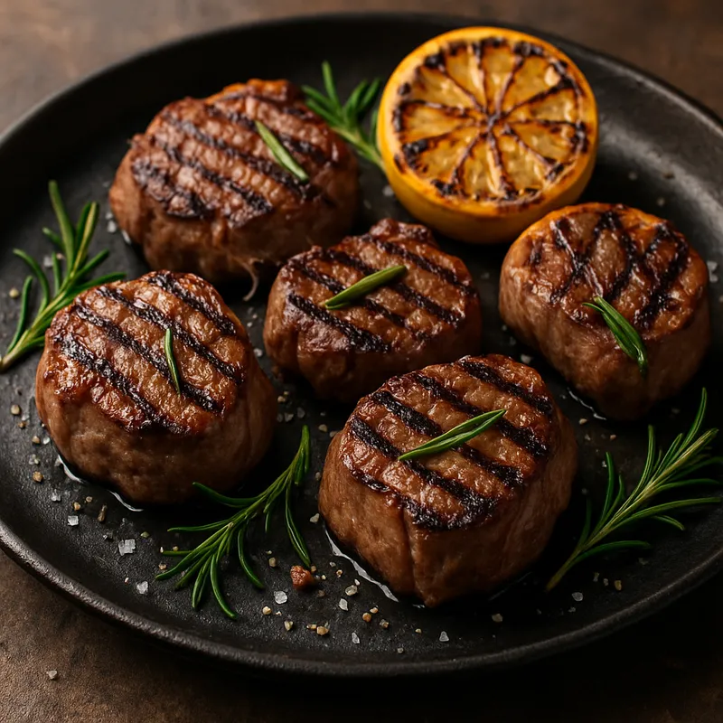 Gegrillte Lammmedaillons