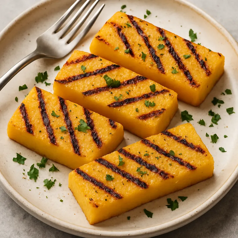 Gegrillte Polenta
