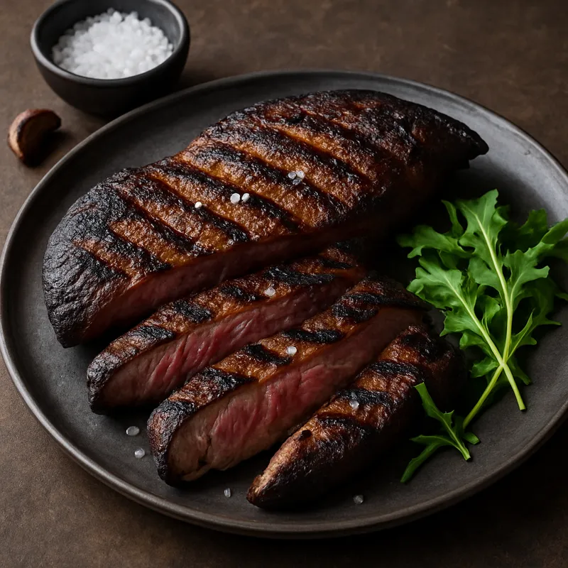 Gegrillte Schwarze Schweinepluma