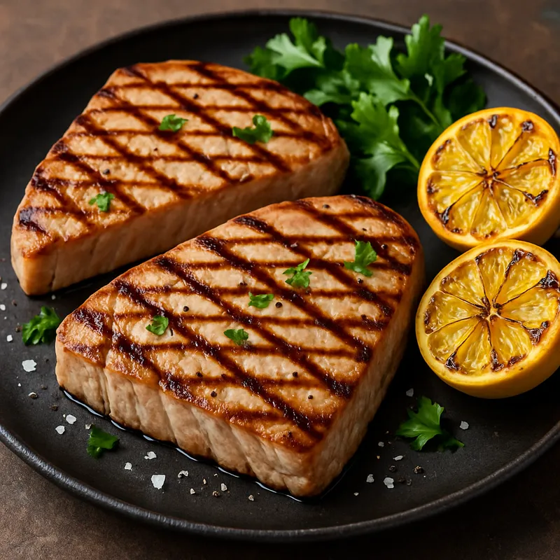 Gegrillte Thunfischsteaks