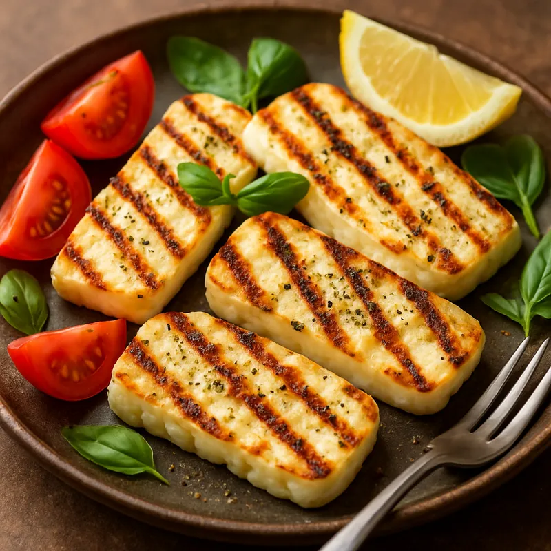 Gegrillter Halloumi