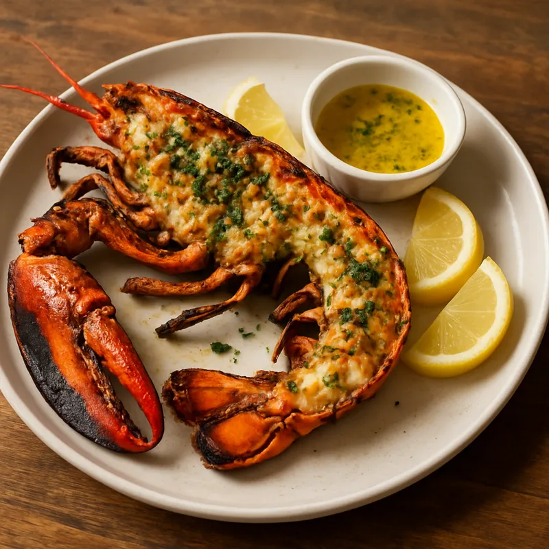 Gegrillter Hummer in Butter