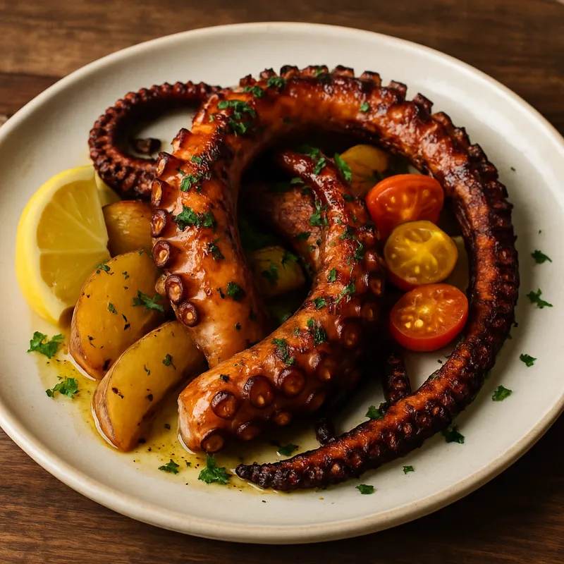 Gegrillter Oktopus