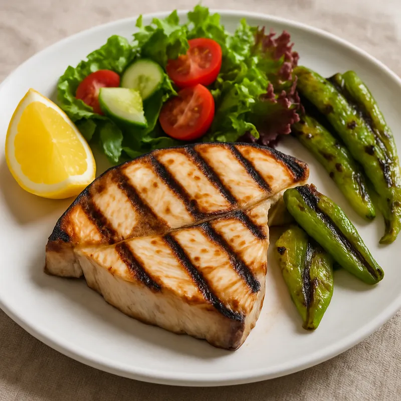 Gegrillter Schwertfisch (Kilic Baligi Izgara)