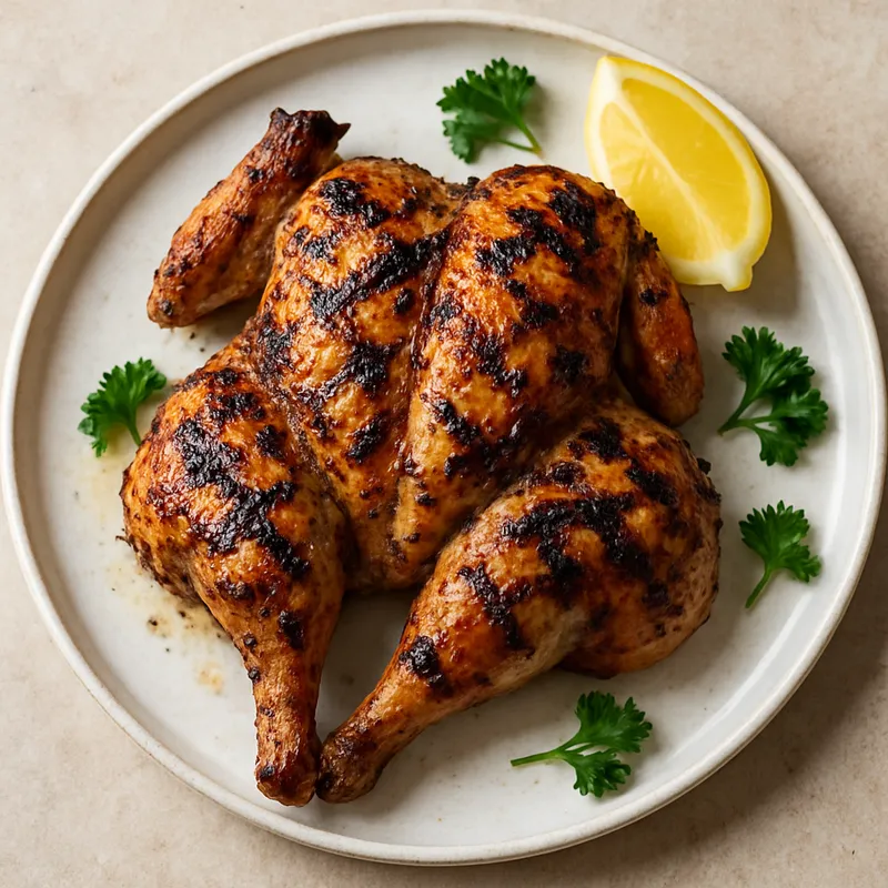 Gegrilltes Cornish-Hähnchen