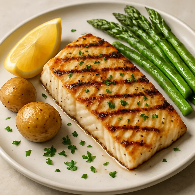 Gegrilltes Fischfilet