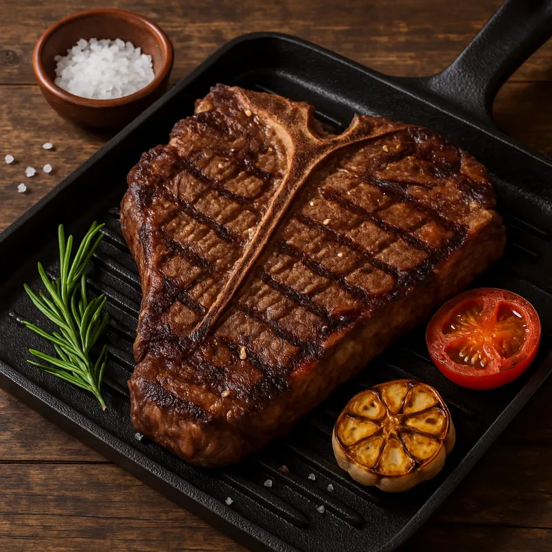 Gegrilltes T-Bone-Steak