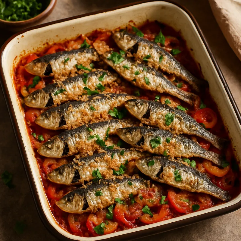 Gelibolu Sardinenauflauf