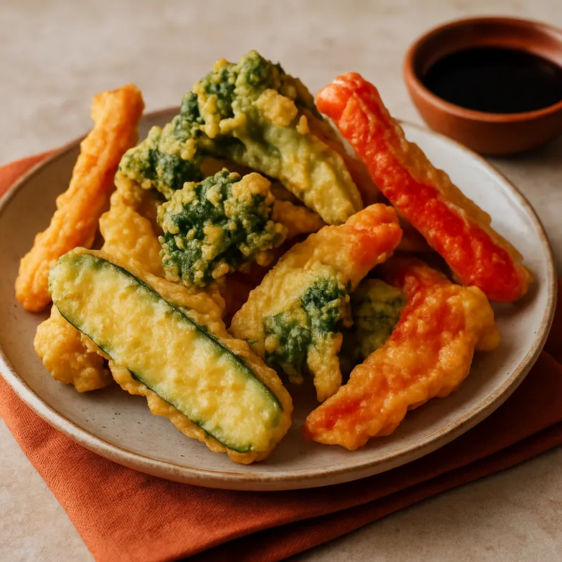 Gemüse-Tempura auf Portugiesische Art