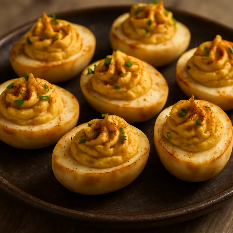 Geräucherte Deviled Eggs