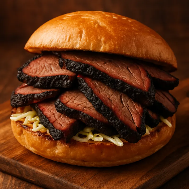 Geräuchertes Tri-Tip-Sandwich
