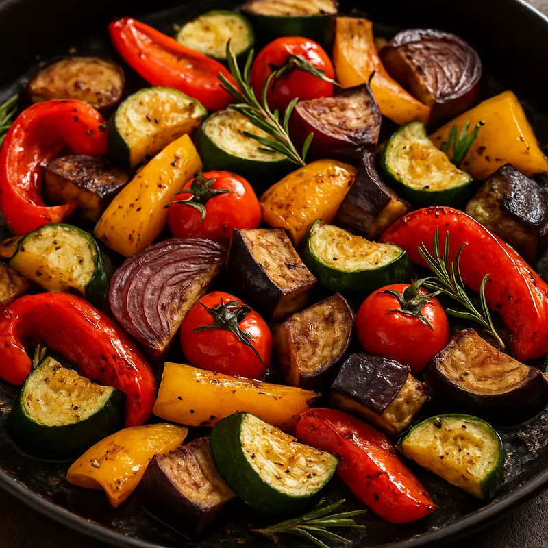 Geröstetes mediterranes Gemüse
