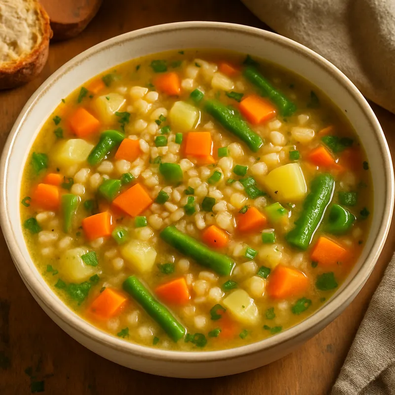 Gersten-Gemüsesuppe