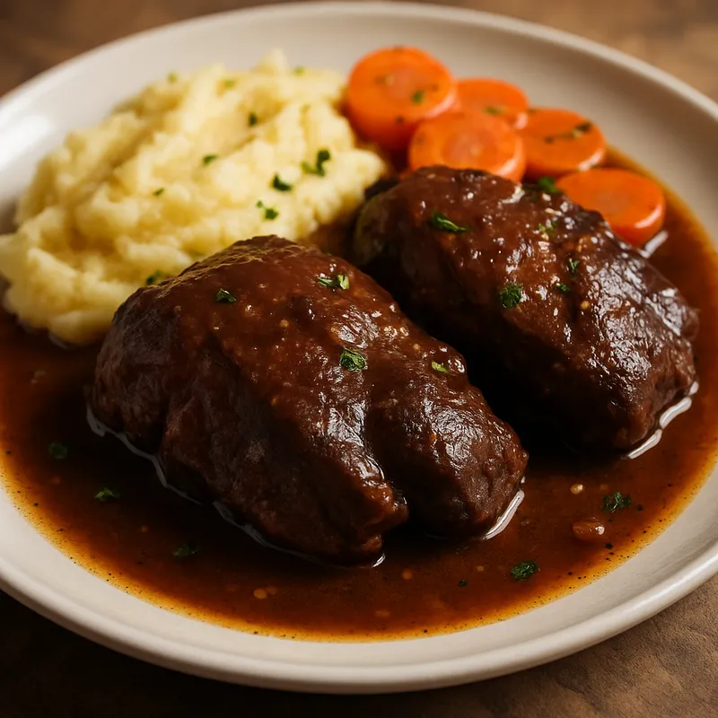 Geschmorte Rinderbäckchen