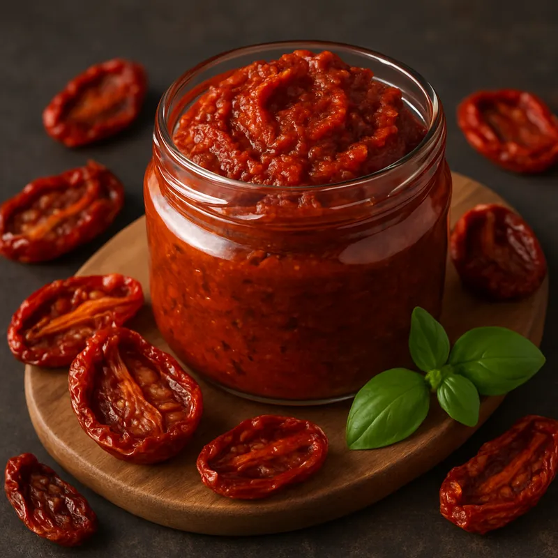Getrocknete Tomatenpaste