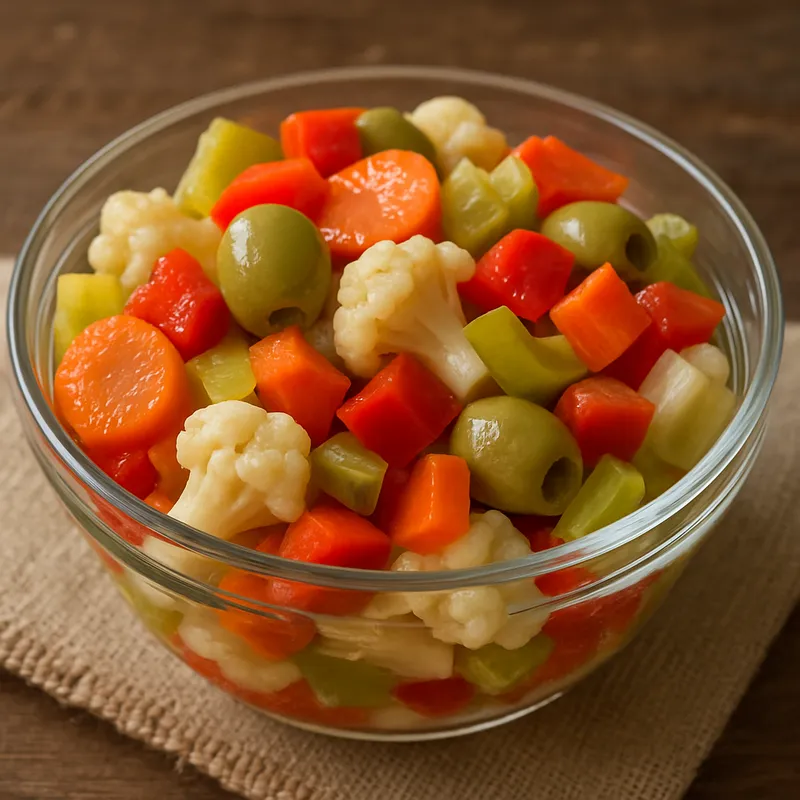 Giardiniera (Italienisches Gemüse in Essig)