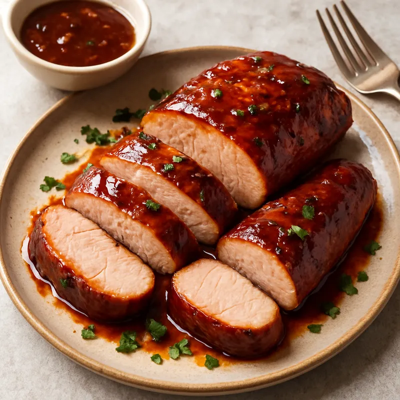 Glasiertes Schweinefilet