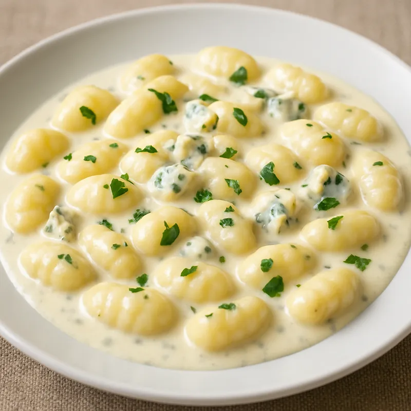 Gnocchi mit Gorgonzola-Sauce