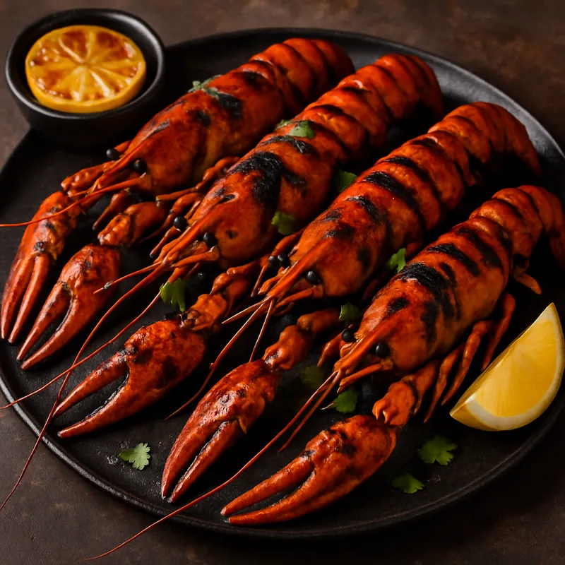 Goong Phao (Flamengegrillte Flusskrebse)