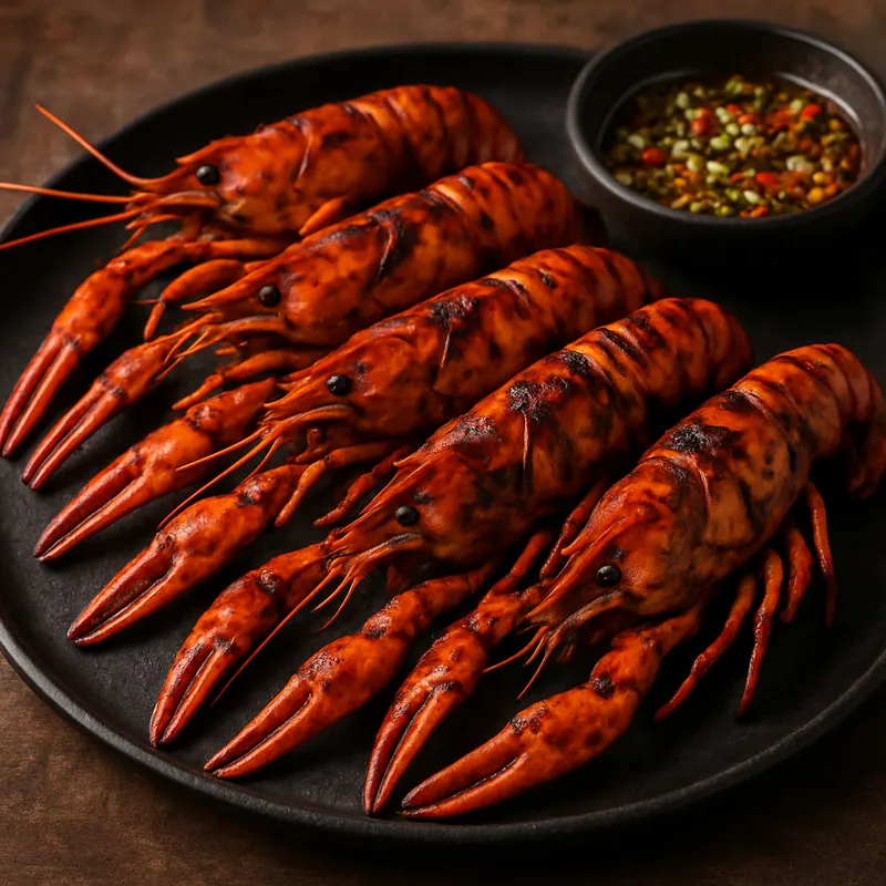 Goong Yang (Gegrillte Flusskrebse)