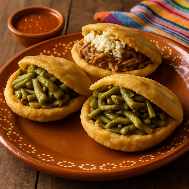 Gorditas De La Villa (Gefüllte Maisfladen aus der Villa-Region)