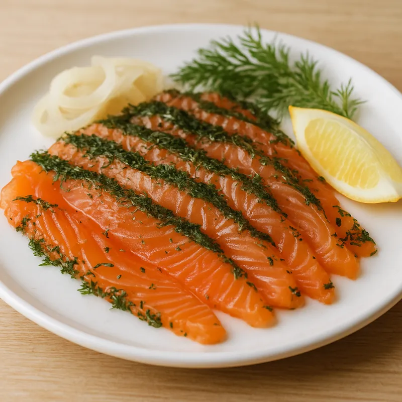 Gravlax (Gebeizter Lachs)