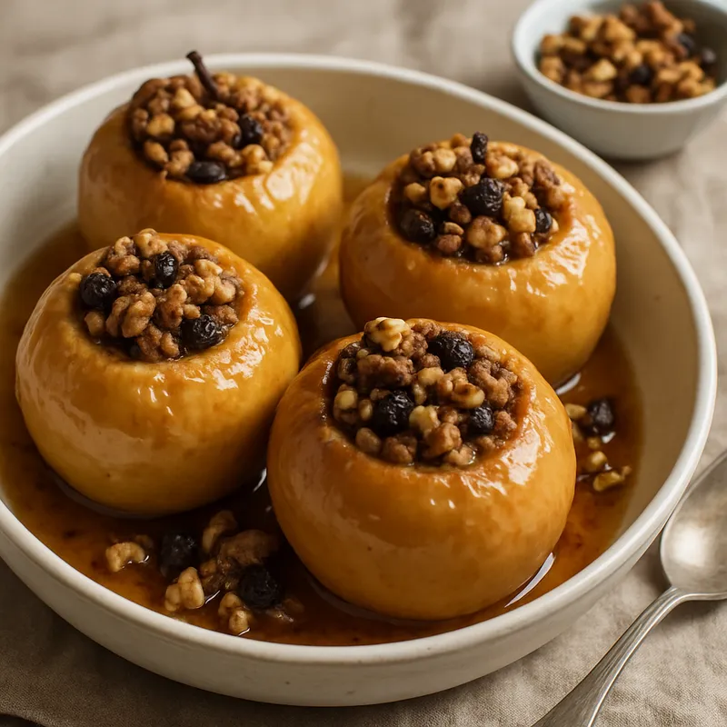 Griechische gebackene Äpfel