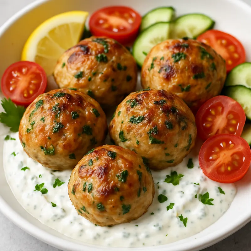 Griechische Hähnchenklößchen