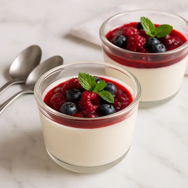 Griechische Joghurt-Panna-Cotta