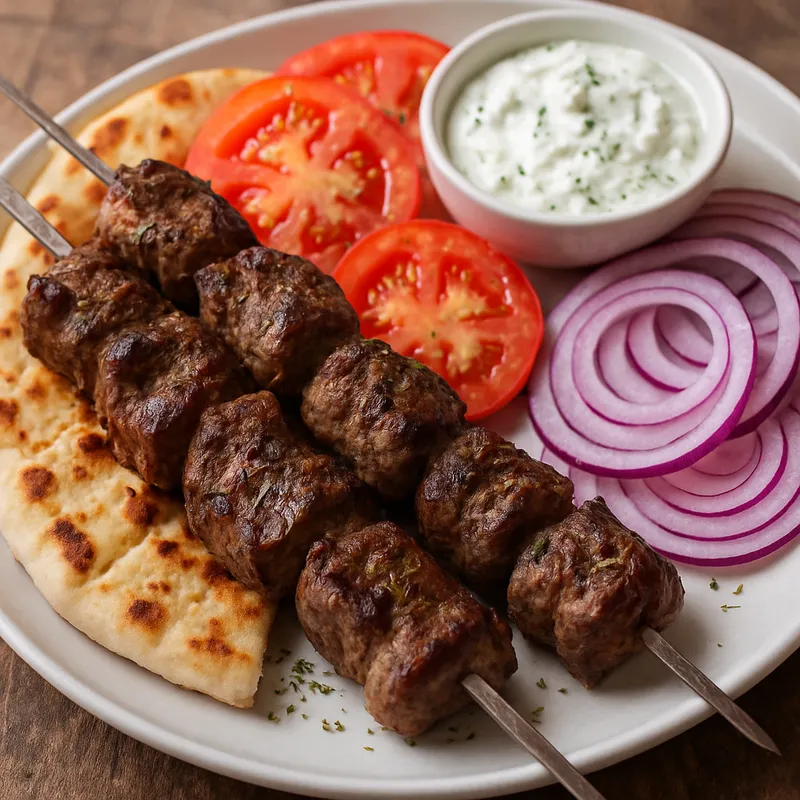 Griechische Lammspieße