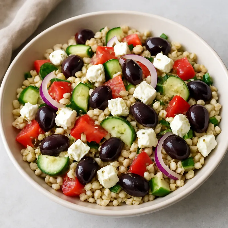 Griechischer Getreidesalat mit Feta