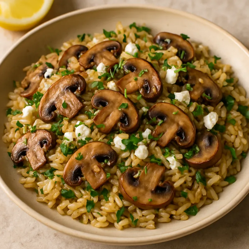 Griechischer Pilzreis