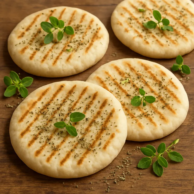Griechisches Fladenbrot mit Oregano