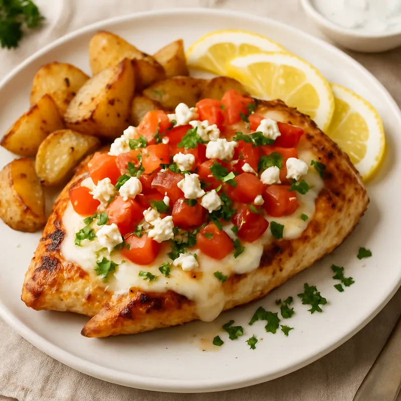 Griechisches Hähnchenschnitzel