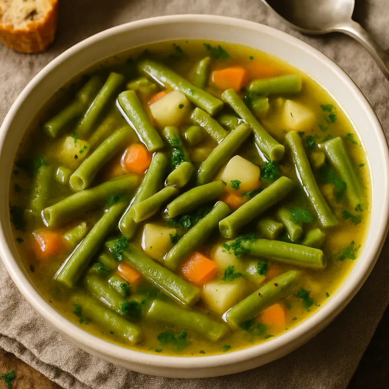 Grüne-Bohnen-Suppe